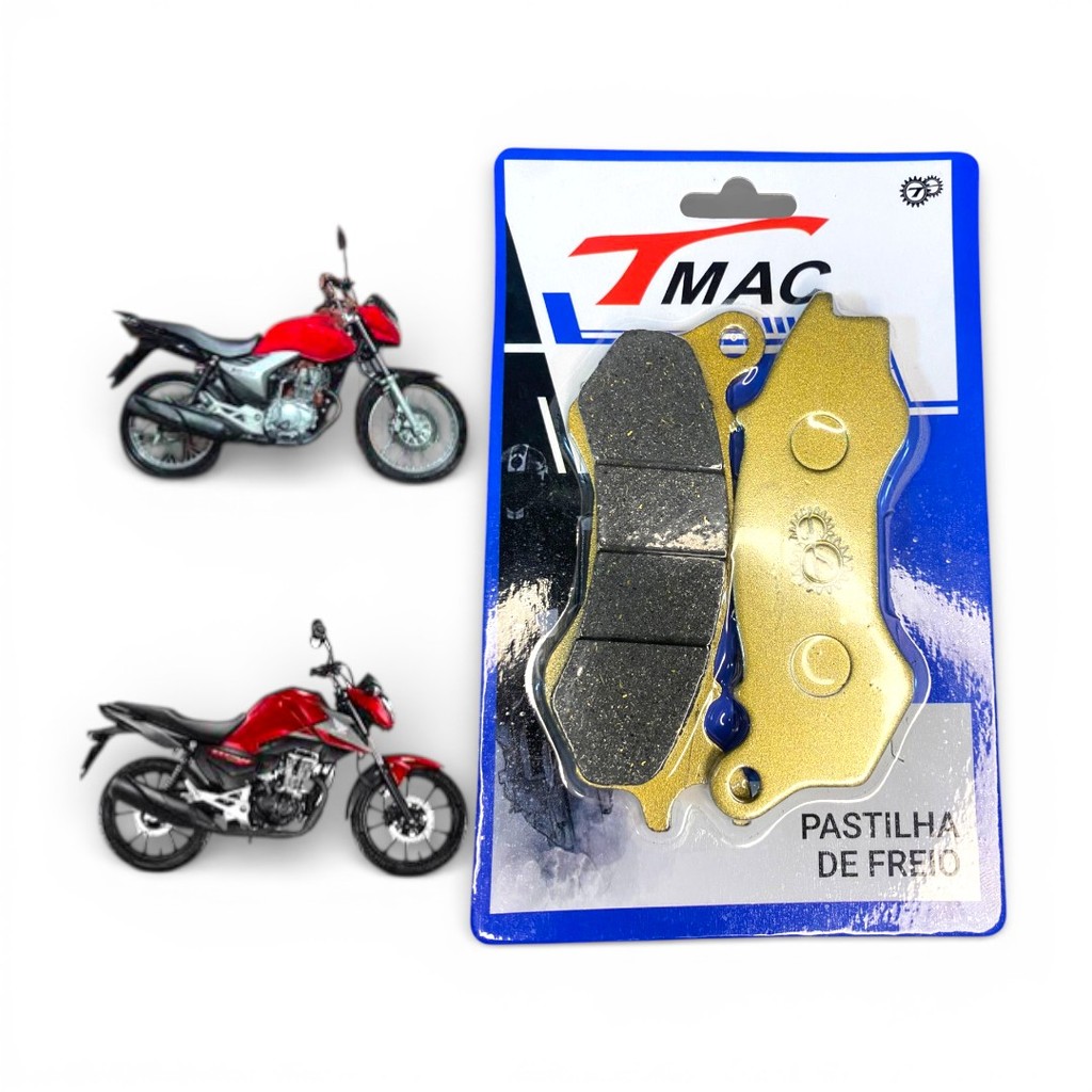 PASTILHA DE FREIO DIANT. TITAN 150 14-15 ESD/TITAN 160 16-17 EX - ( CBS ) - TMAC