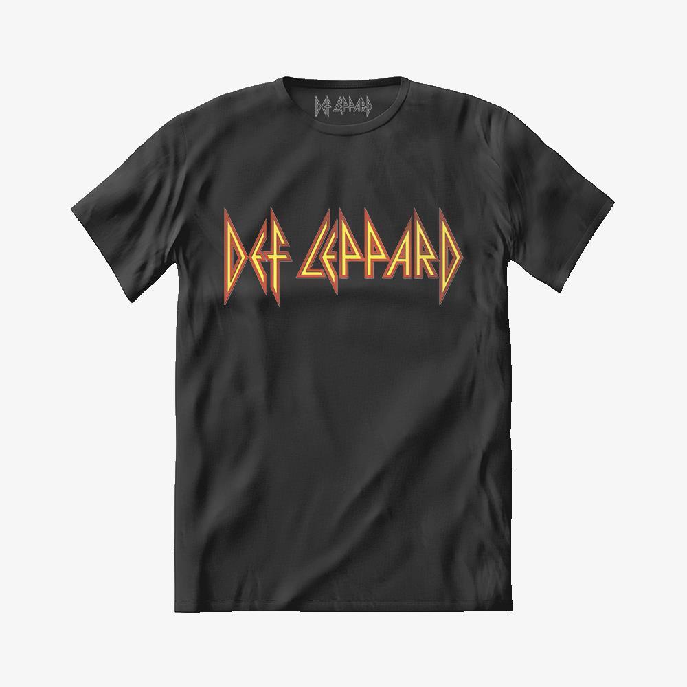 Camiseta Def Leppard - Classic Logo Tee em Oferta na Shopee