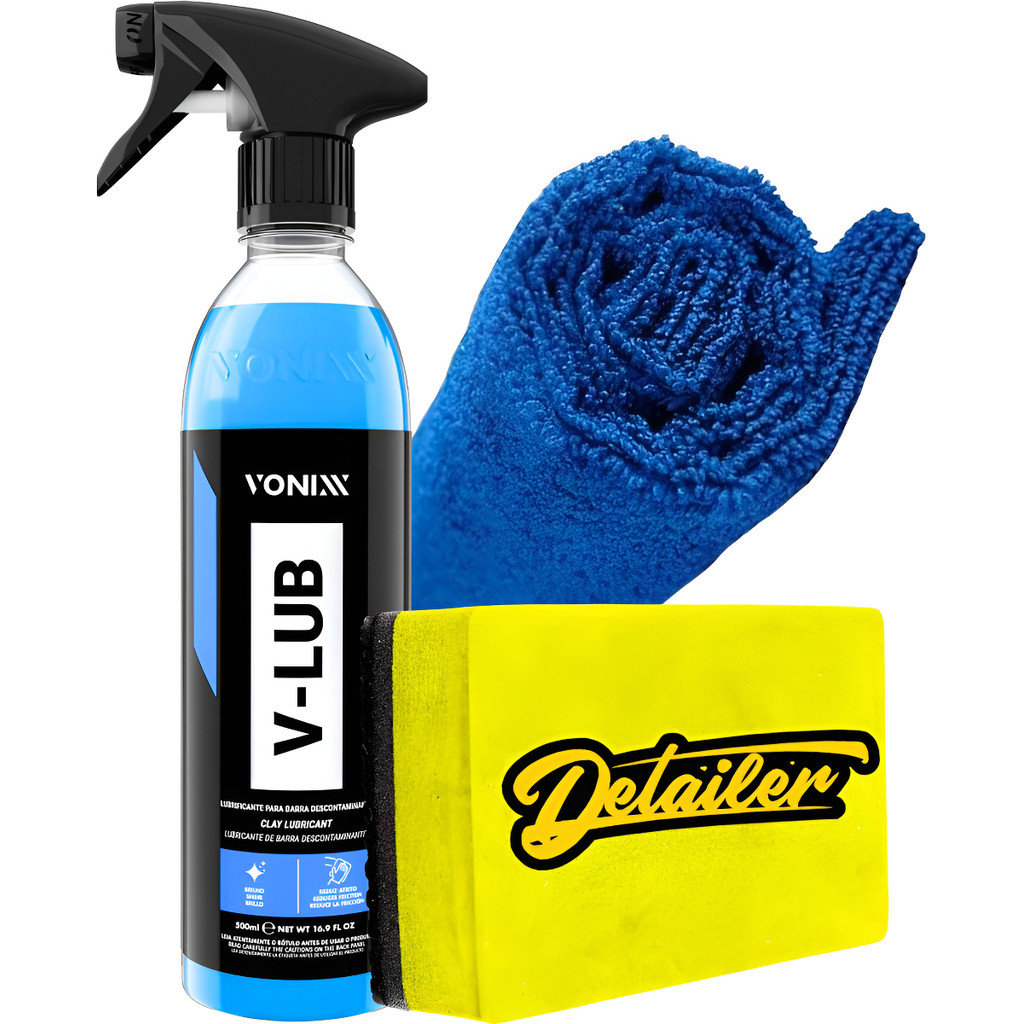 Taco Clay Bar Descontaminação De Pintura Detailer V-lub Pano
