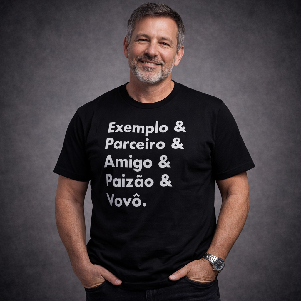 Camiseta Premium Masculina Vovô Paizão Presente Avô Dia Dos Pais em Oferta na Shopee