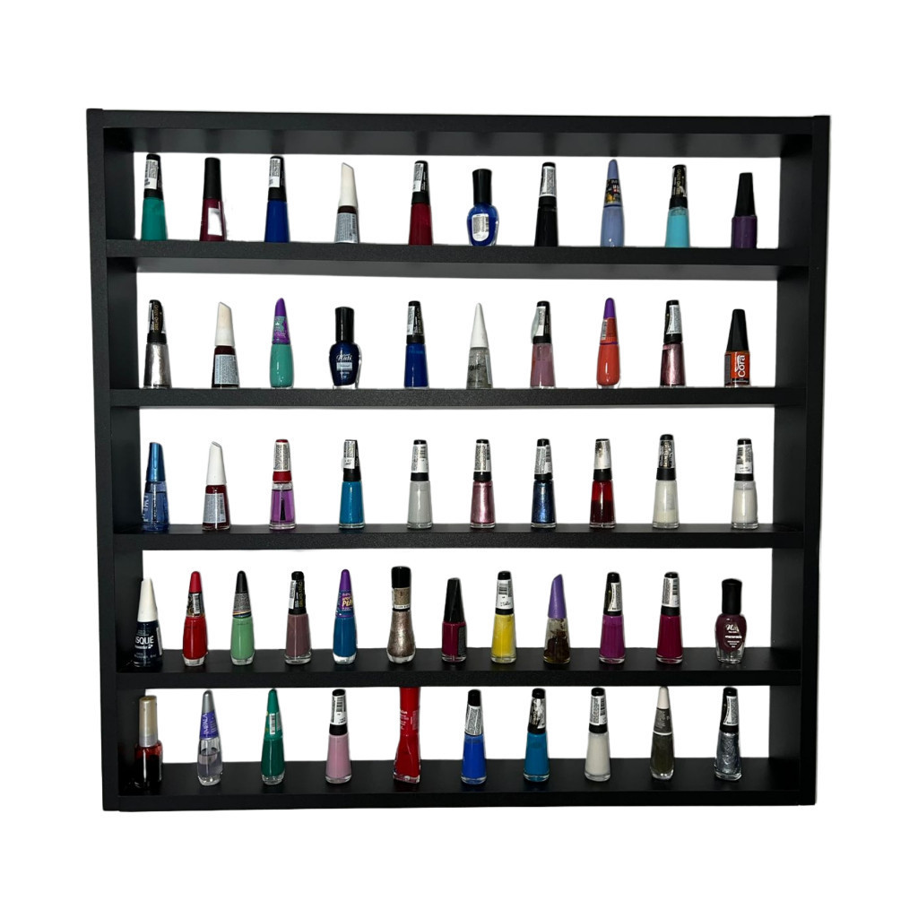 Nicho Expositos Organizador de Esmaltes/Carrinhos/Vasos de flor Preto 200 unidades de Esmaltes Manicure em Oferta na Shopee