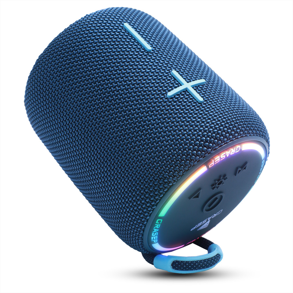 Caixa De Som Bluetooth Portátil Resistente a Diversos Modos Qualidade Água IPX6 TWS Com Led RGB