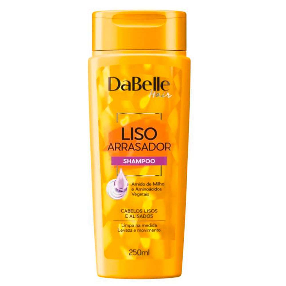 Shampoo Dabelle Liso Arrasador 250ml em Oferta na Shopee