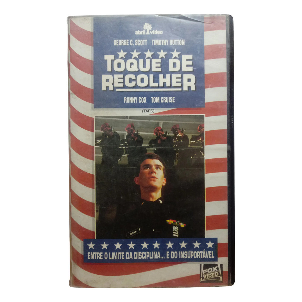 Vhs Toque De Recolher - Timothy Hutton - Tom Cruise - Sean Penn