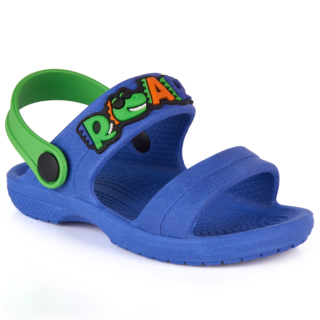 Sandália Infantil Menino Papete 3D Antiderrapante Confortável Leve Verão Casual Bebê Calce Facil Ajustável Coleção 2026