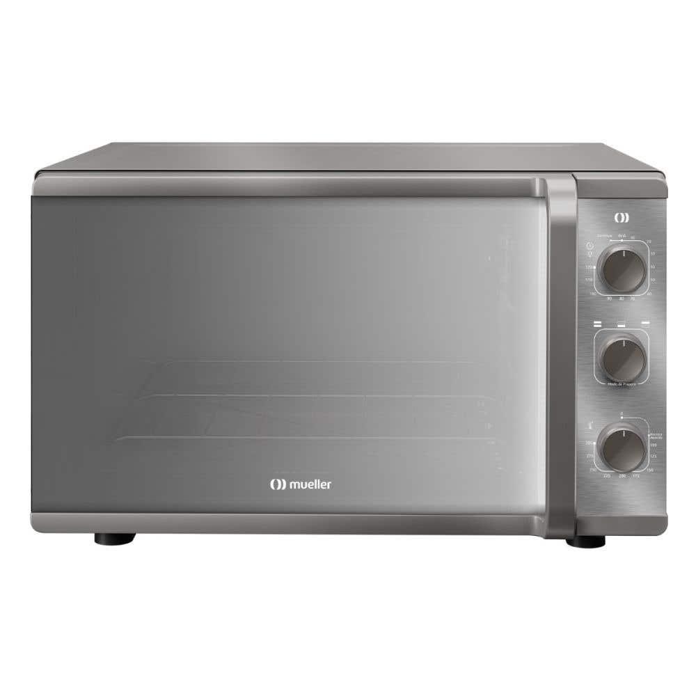 Forno Elétrico de bancada Mueller 50 litros e 3 Modos de Assar MFB50K em Oferta na Shopee