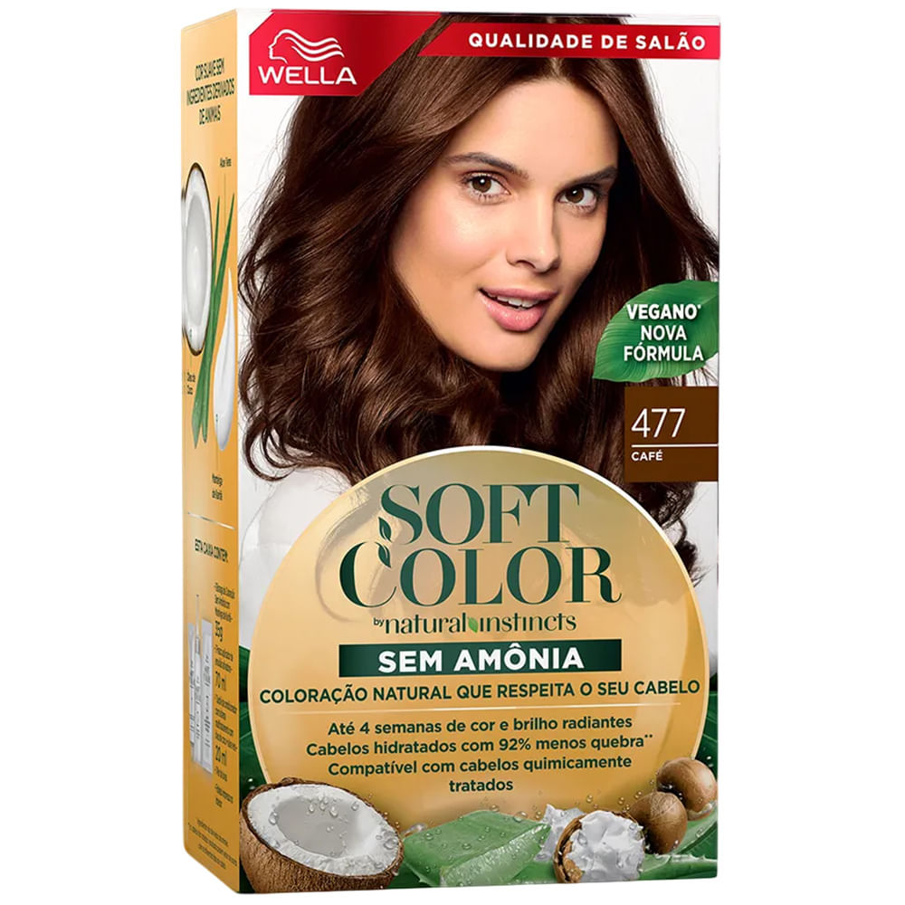Kit Tintura Soft Color Café 477 em Oferta na Shopee