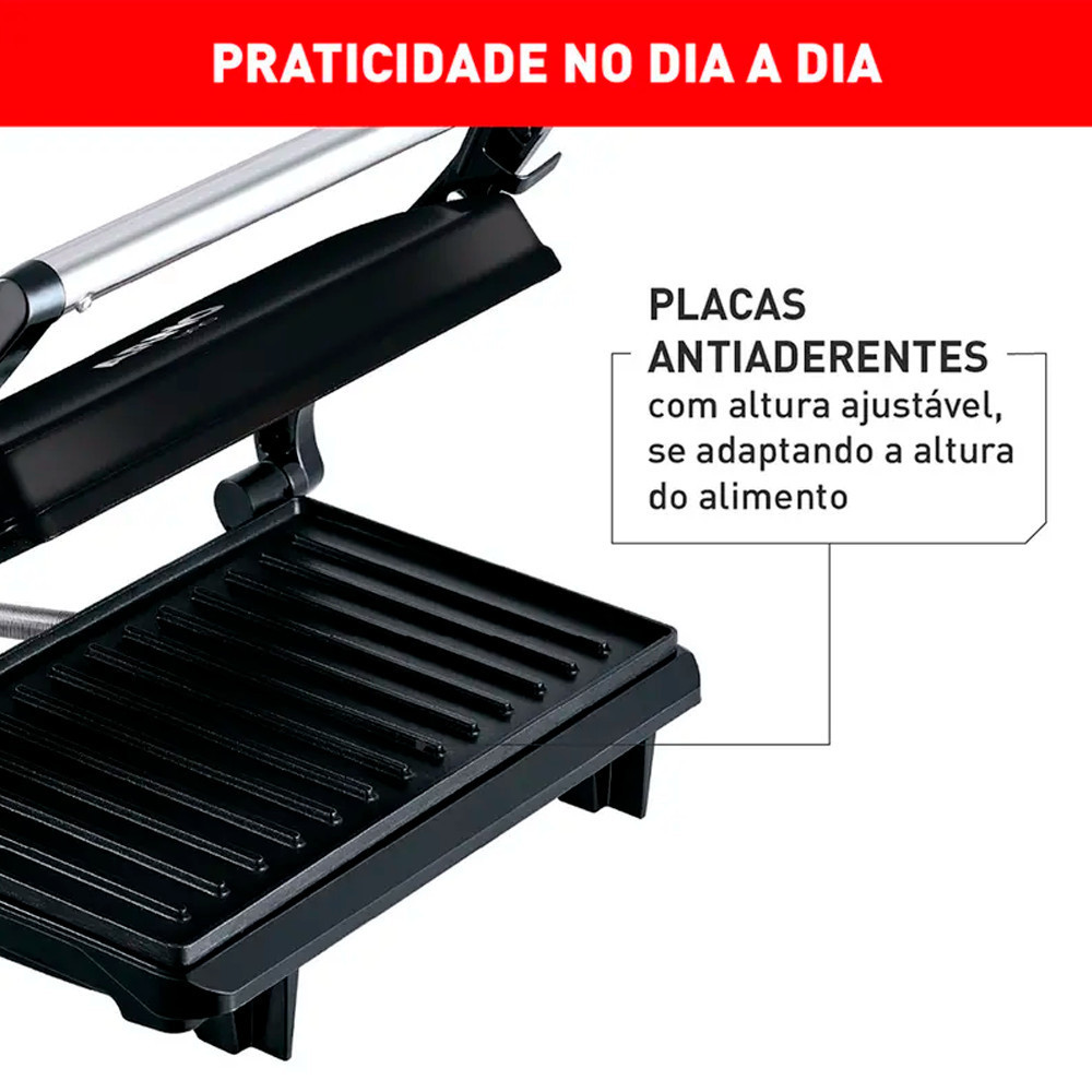 Grill Sanduicheira Panini GPTO 850W Arno · foto 2