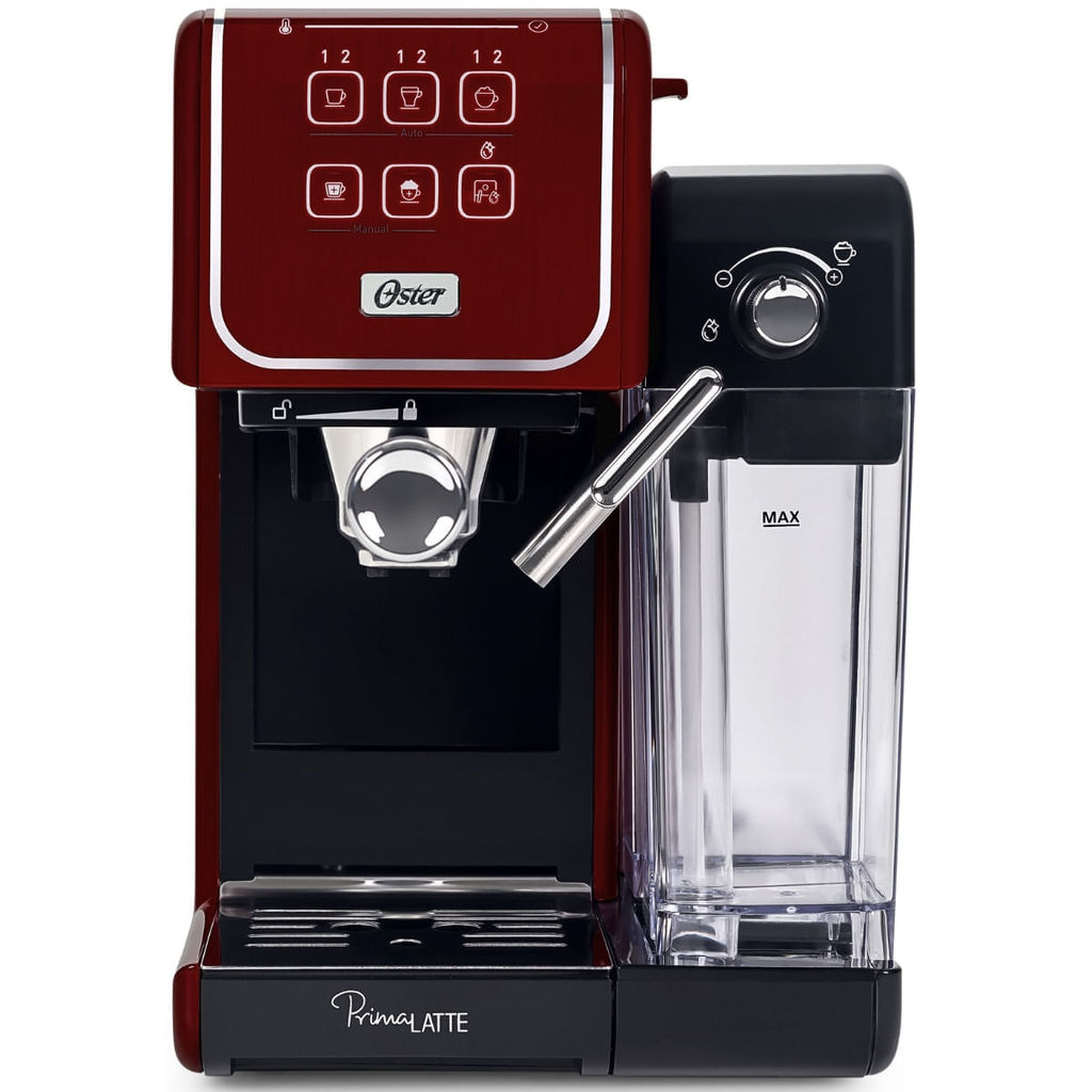 Cafeteira Espresso Oster BVSTEM6801R-017 Primalatte Touch Vermelho em Oferta na Shopee