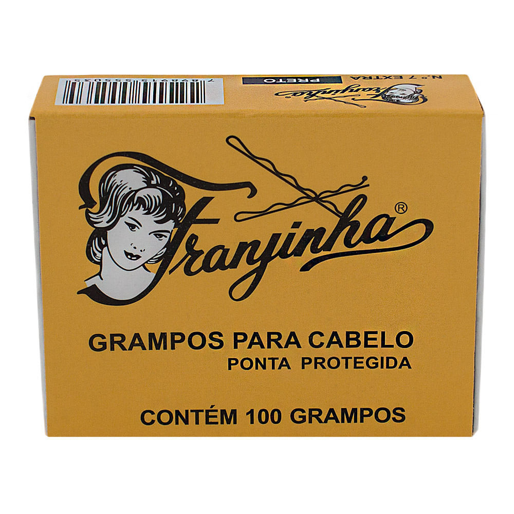 Grampo Franjinha Preto Nº 7 com 100 Unidades em Oferta na Shopee