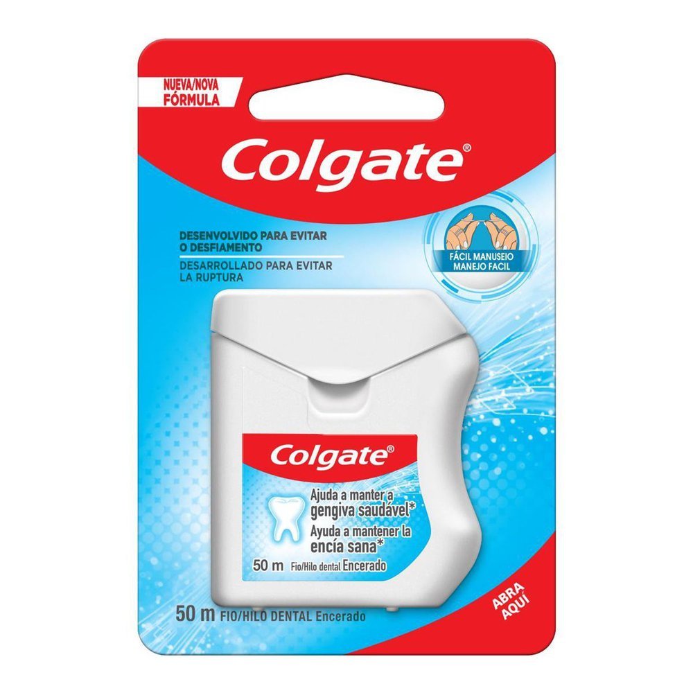 Fio Dental Colgate Encerado 50m em Oferta na Shopee