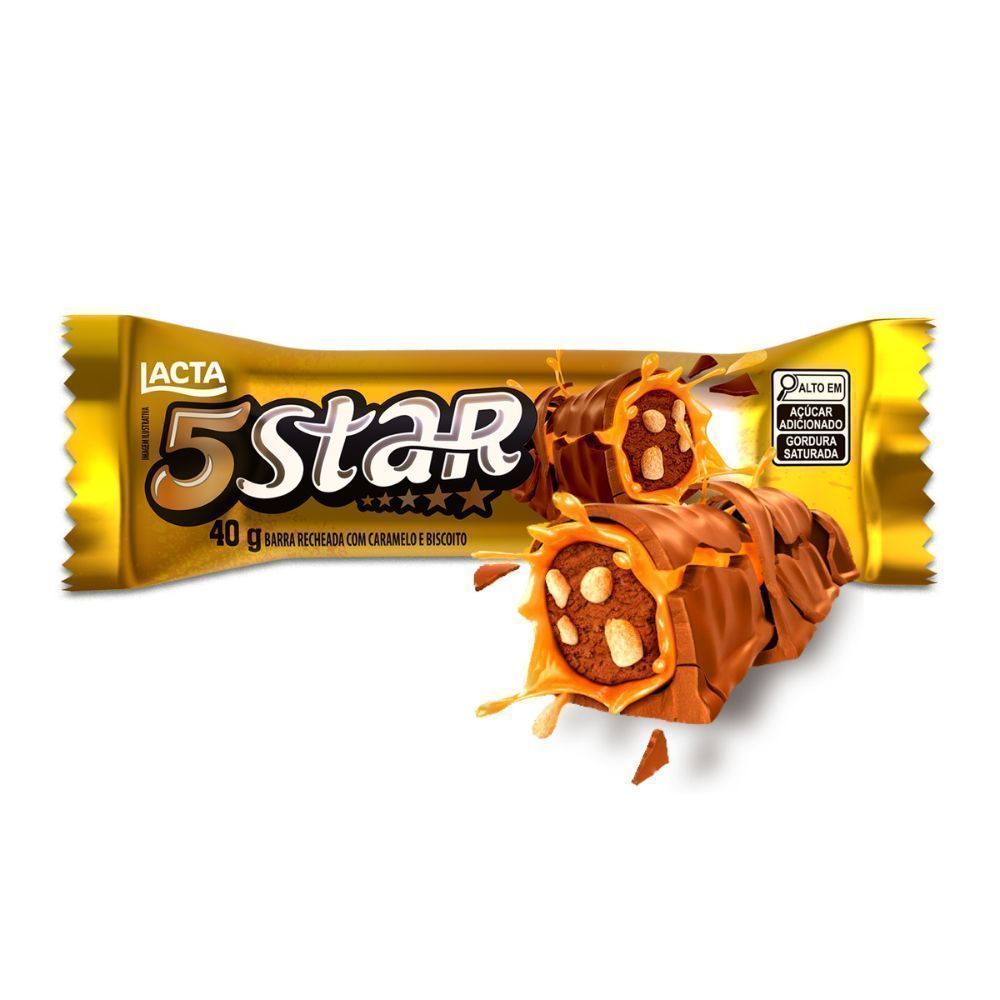 Chocolate 5Star 40g em Oferta na Shopee
