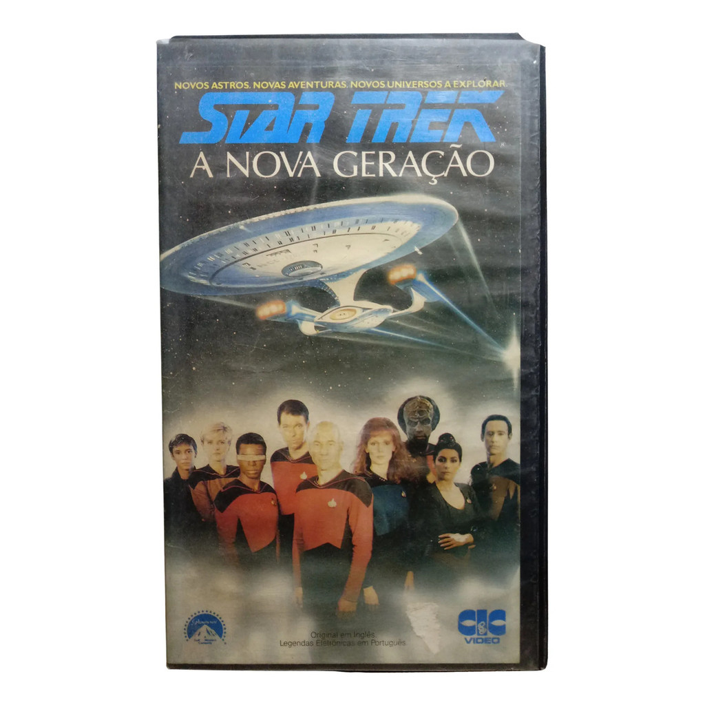 Vhs Star Trek A Nova Geração Vol 1 - Patrick Stewart