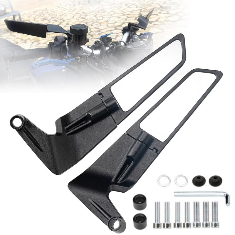 Espelho Retrovisor Modificado para Motocicleta, Adequado para Refletor de Asa Fixa para KTM Duke 200 250 390 690