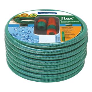 Mangueira para jardim com esguicho e engates 10 m verde - Tramontina em Oferta na Shopee