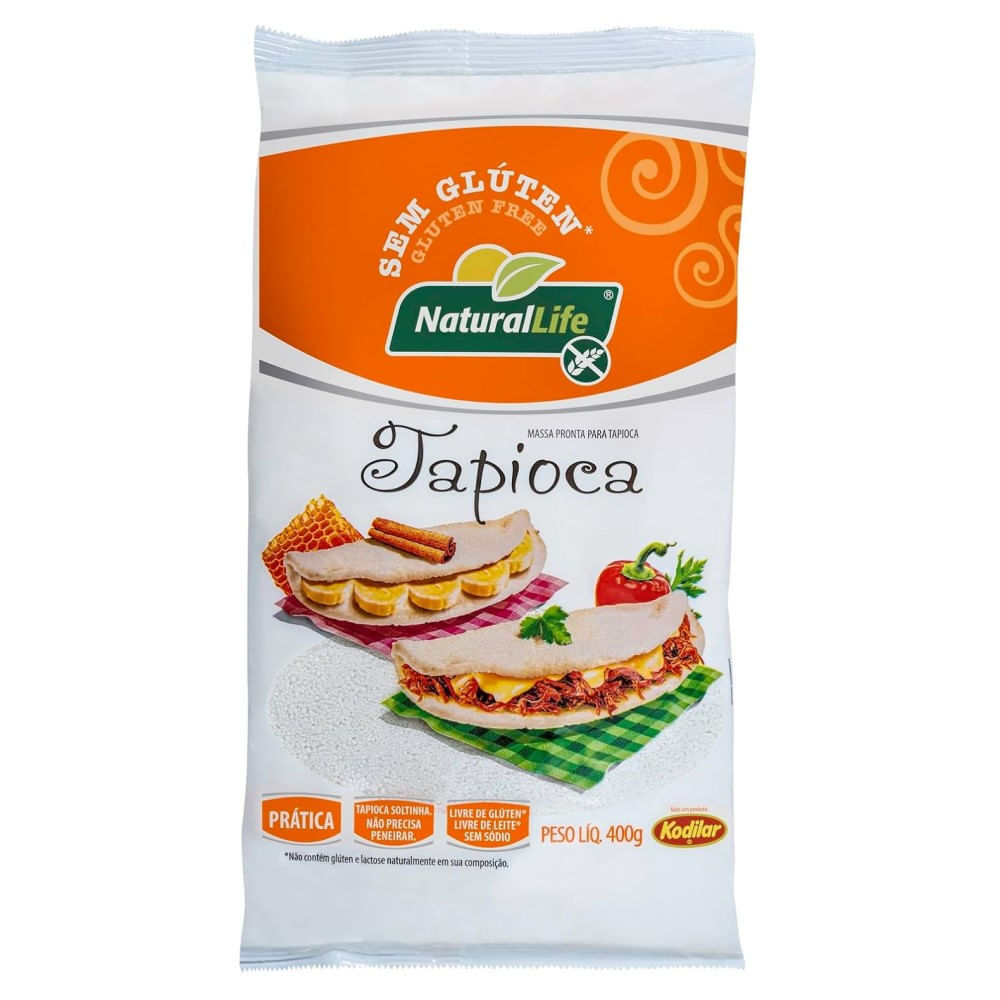 Tapioca Natural Life Sem Glúten 400g em Oferta na Shopee