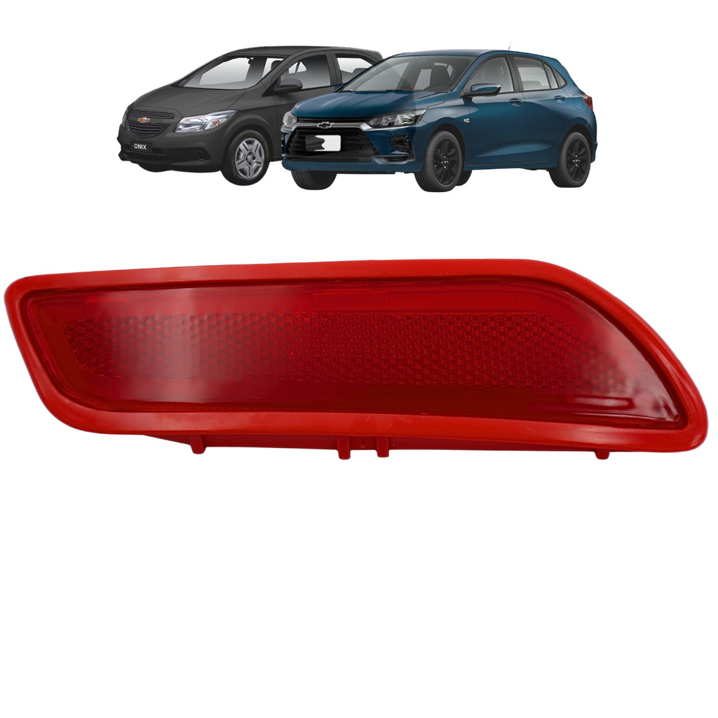 Refletor Para-choque Traseiro Do Onix Ls Lt 2013 Até 2015 2016