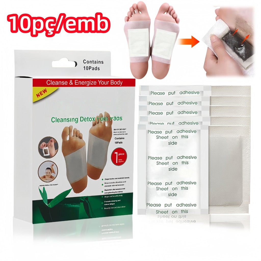 Kit 1/3/5 Adesivo para Pés Coreano com Vinagre de Bambu para Uso Diário e Prático Universal para Tod em Oferta na Shopee