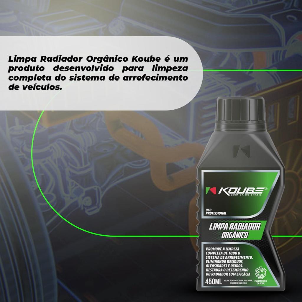 Limpa Radiadores Orgânico - Koube - 500ML Remove Sujeira Incrustações Sistema Arrefecimento · foto 2