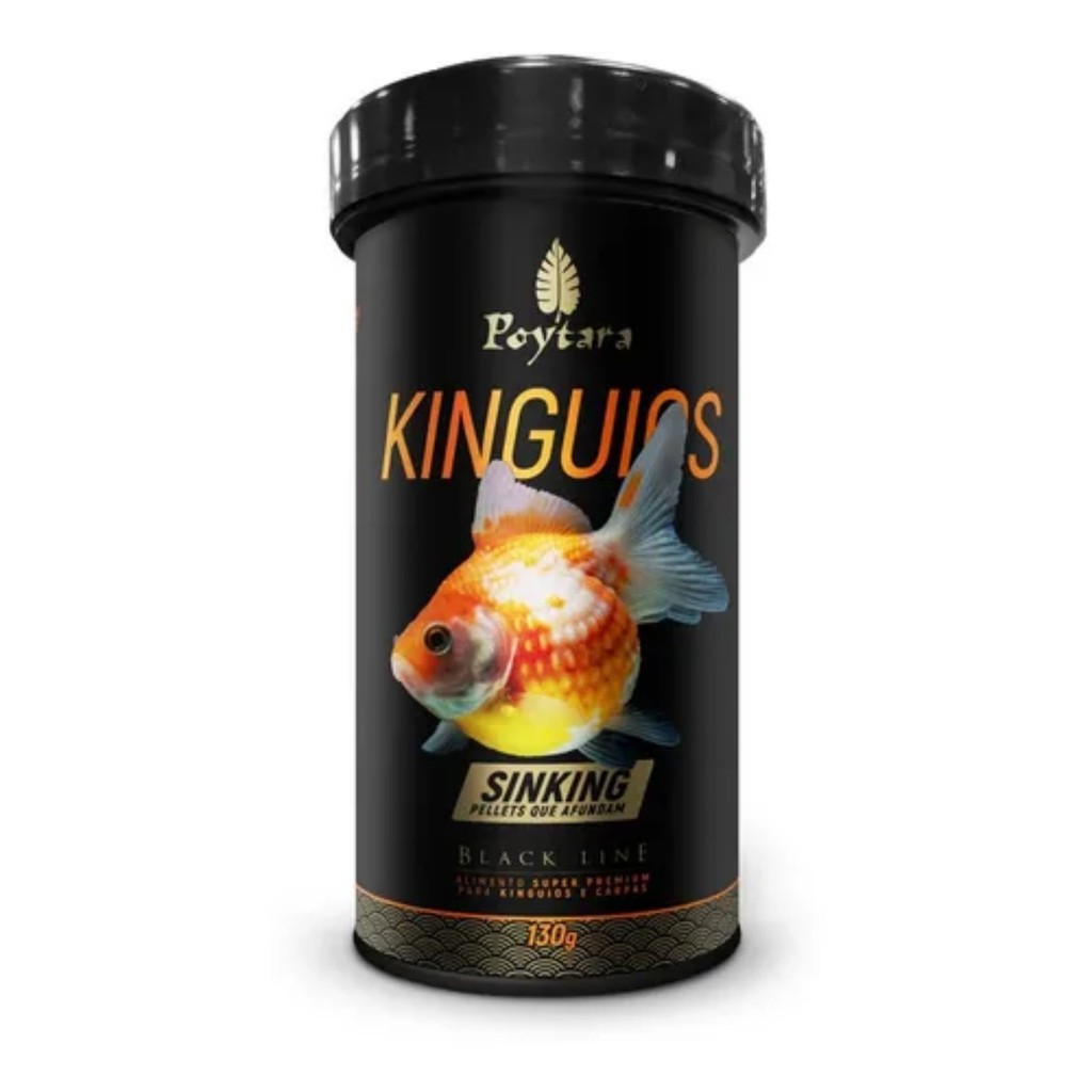Ração Poytara Kinguios Sinking Black Line 50grs
