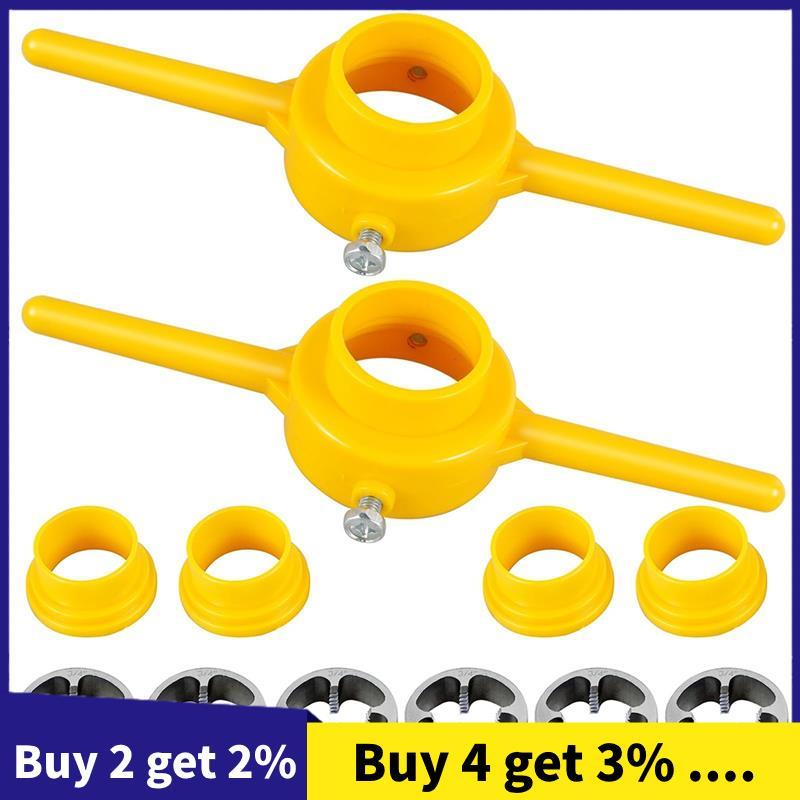 12pçs Ferramenta De Fabricação De Rosca De PVC , Kit De Ferramentas De Encanamento De Enfiador De Tubo Redondo Reutilizá