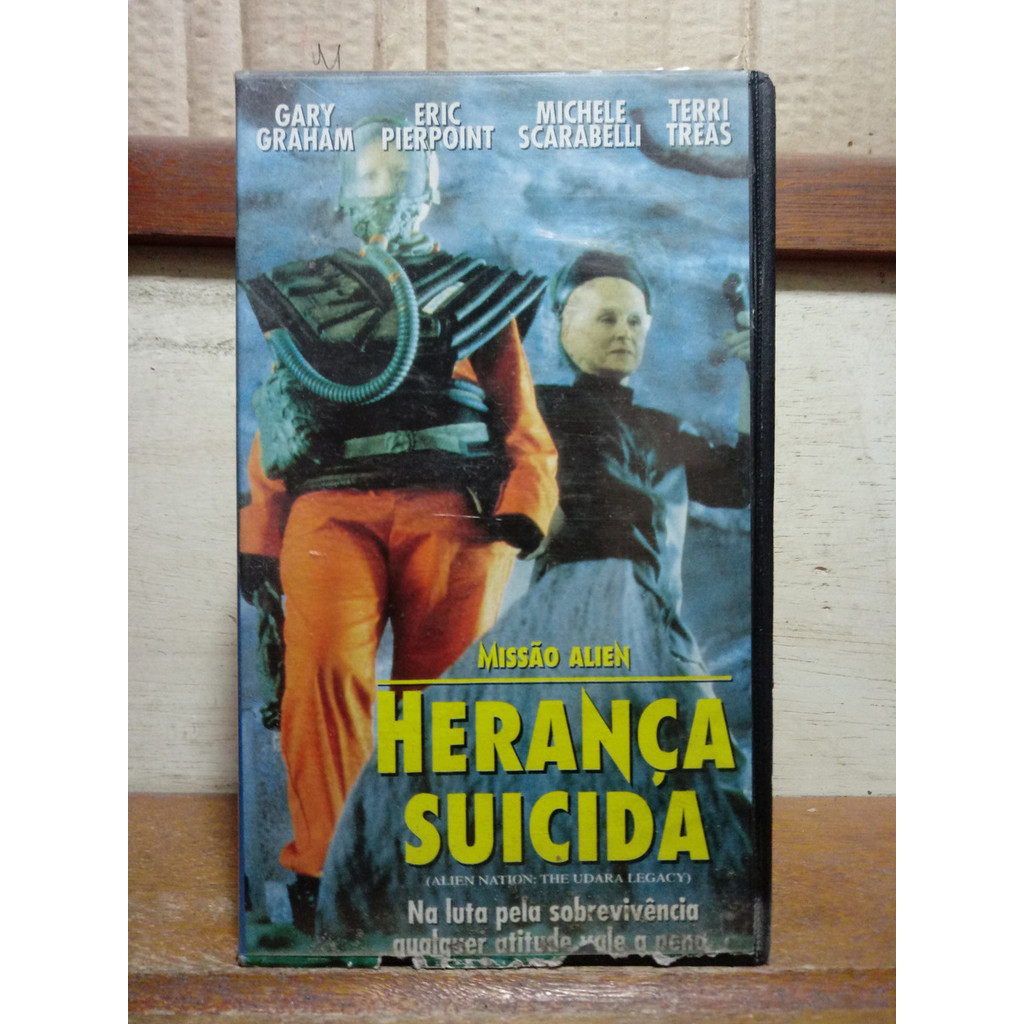 Vhs Herança Suicida Missão Alien - Joe Lando