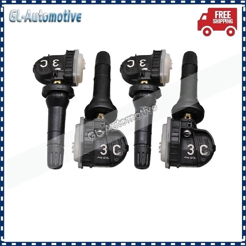 Conjunto De (4) TPMS 13516164 Sensor De Pressão Dos Pneus Para Buick Bolt Envision Cadillac CT6 Escalade XT6 Chevrolet B
