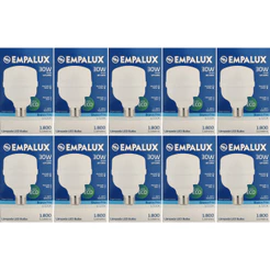 Kit 10 Lâmpada Led 30w Biv. Branca Fria 6.500K Empalux