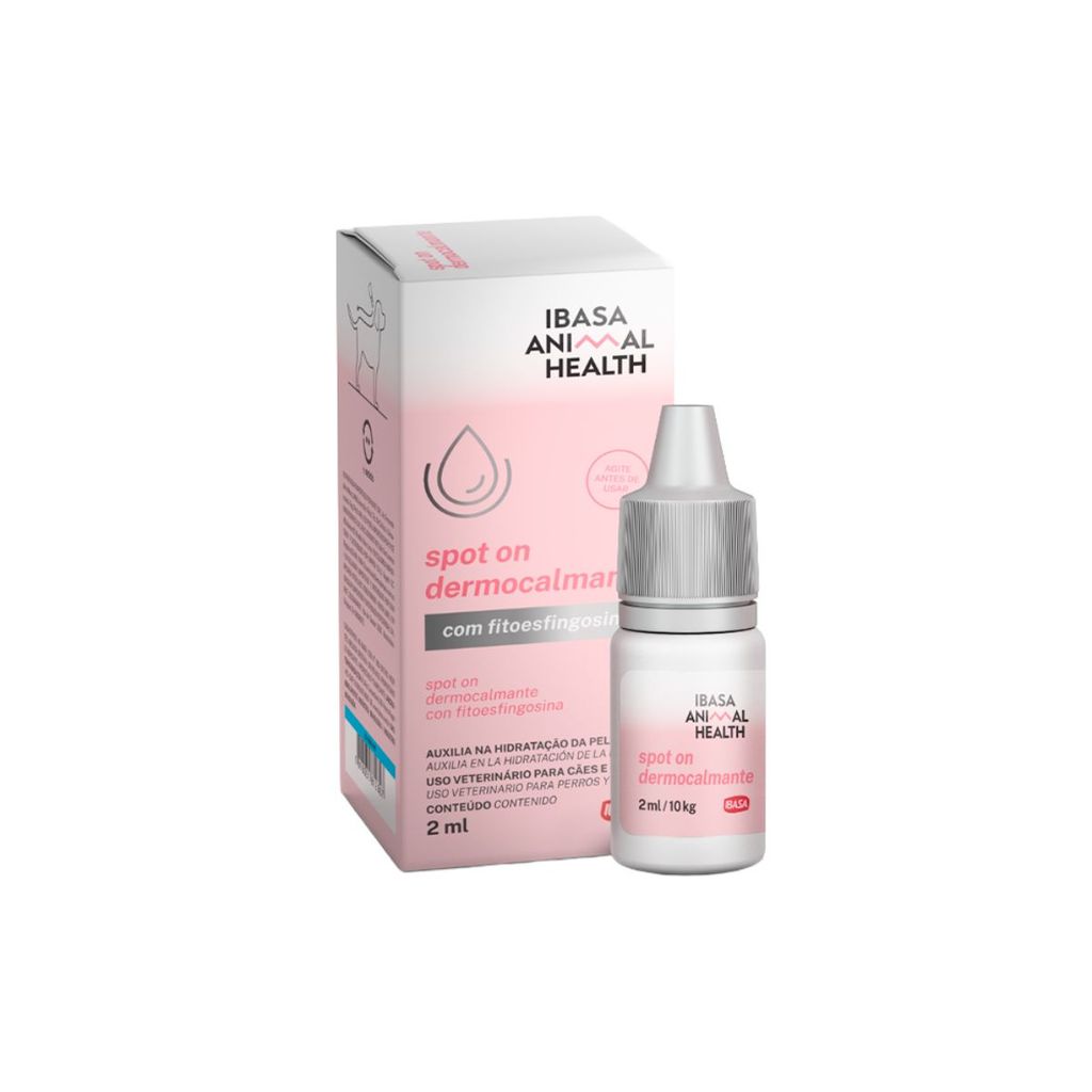 Spot On Dermocalmante Para Cães e Gatos - Ibasa 2ml