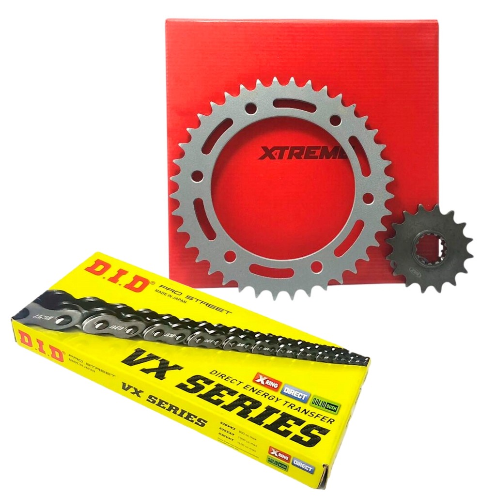 Kit Relação C/ Retentor Cbr 1000 Rr Fireblade 04 05 Vaz + Did
