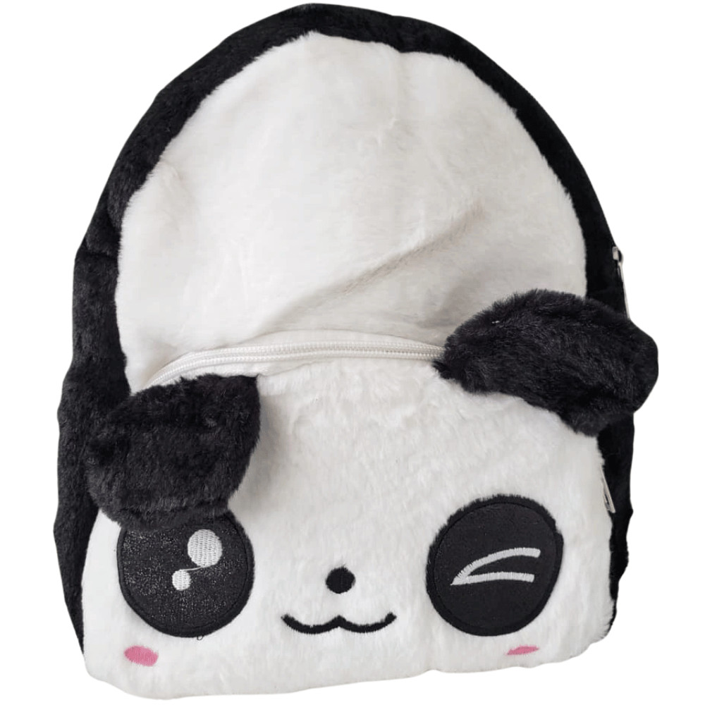 Mini Mochila Bichinhos em Pelúcia - PANDA
