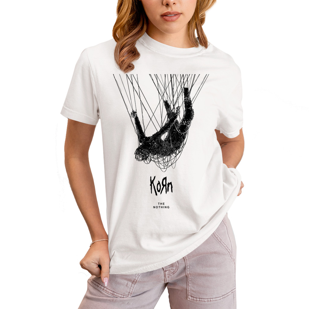Camiseta Algodão Unissex Korn The Nothing Camisa Masculina T-Shirt Feminina FC Pipols