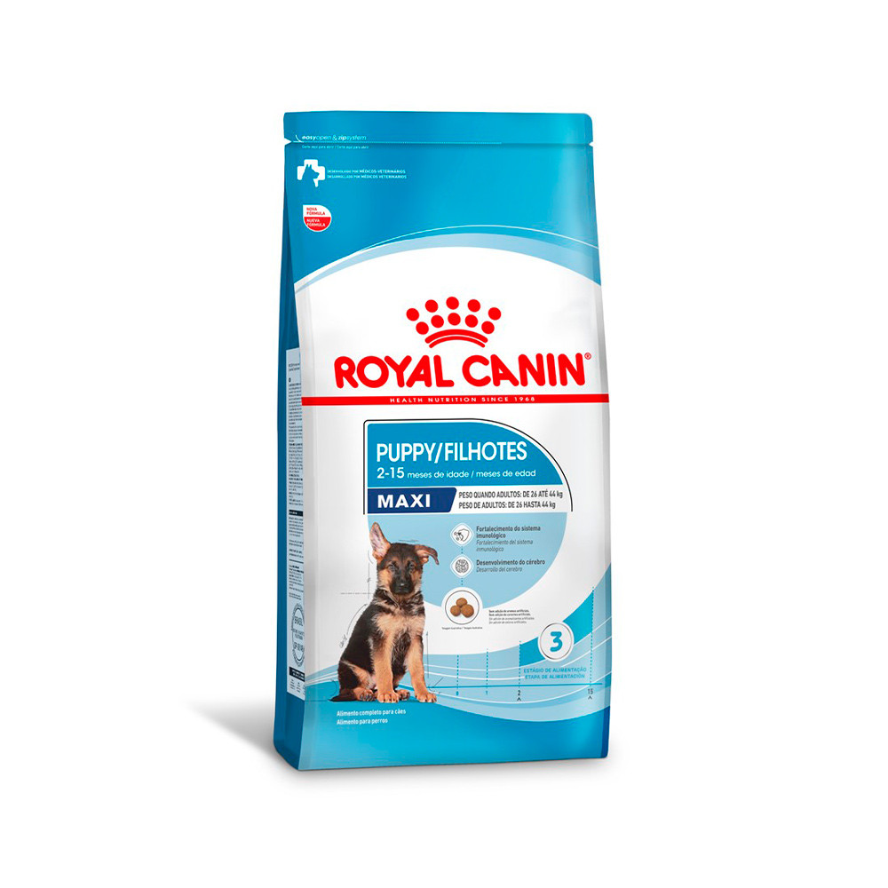 RAÇÃO ROYAL CANIN PARA CAO FILHOTE MAXI PUPPY 12KG