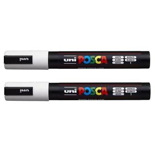 Caneta Marcadora Posca PC-5M Branca 2 Unidades - Uni