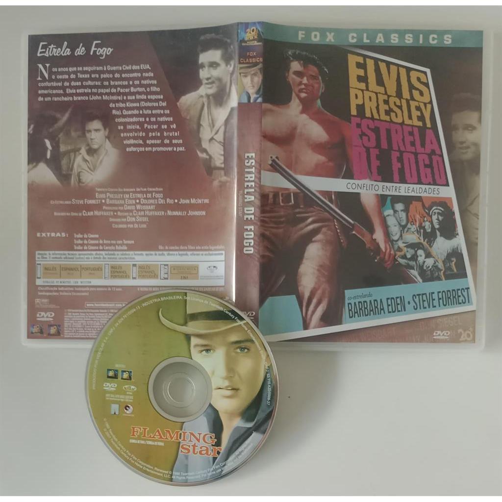 DVD ESTRELA DE FOGO - ELVIS PRESLEY. direção