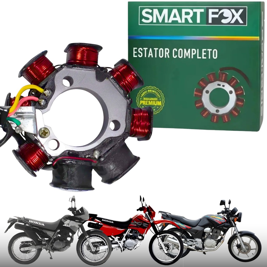 ESTATOR BOBINA MAGNETO PULSO SMARTFOX HONDA CBX 200 XR 200 NX 150 NX 200 1993-2002