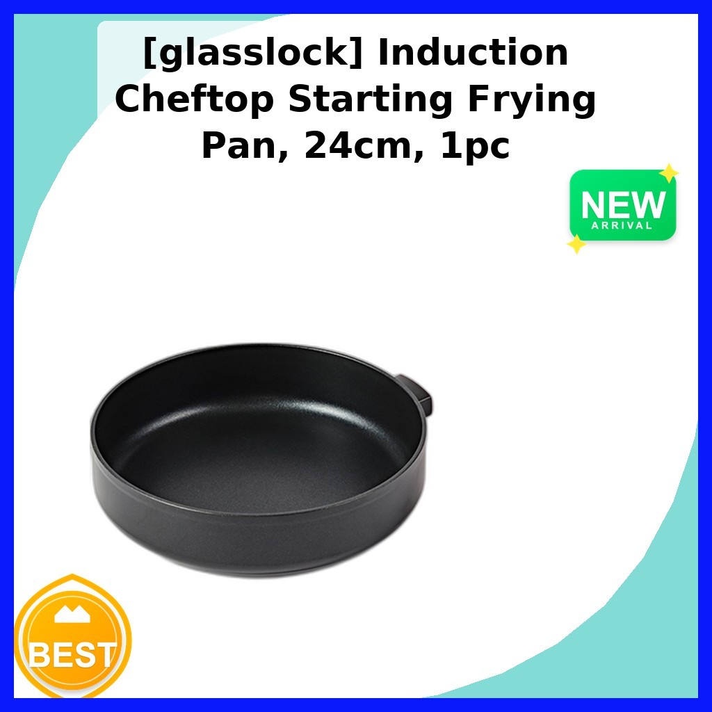 [glasslock] Frigideira De Indução Cheftop , 24 Cm , 1 Unidade/Coreana/Compatível Com lounpick