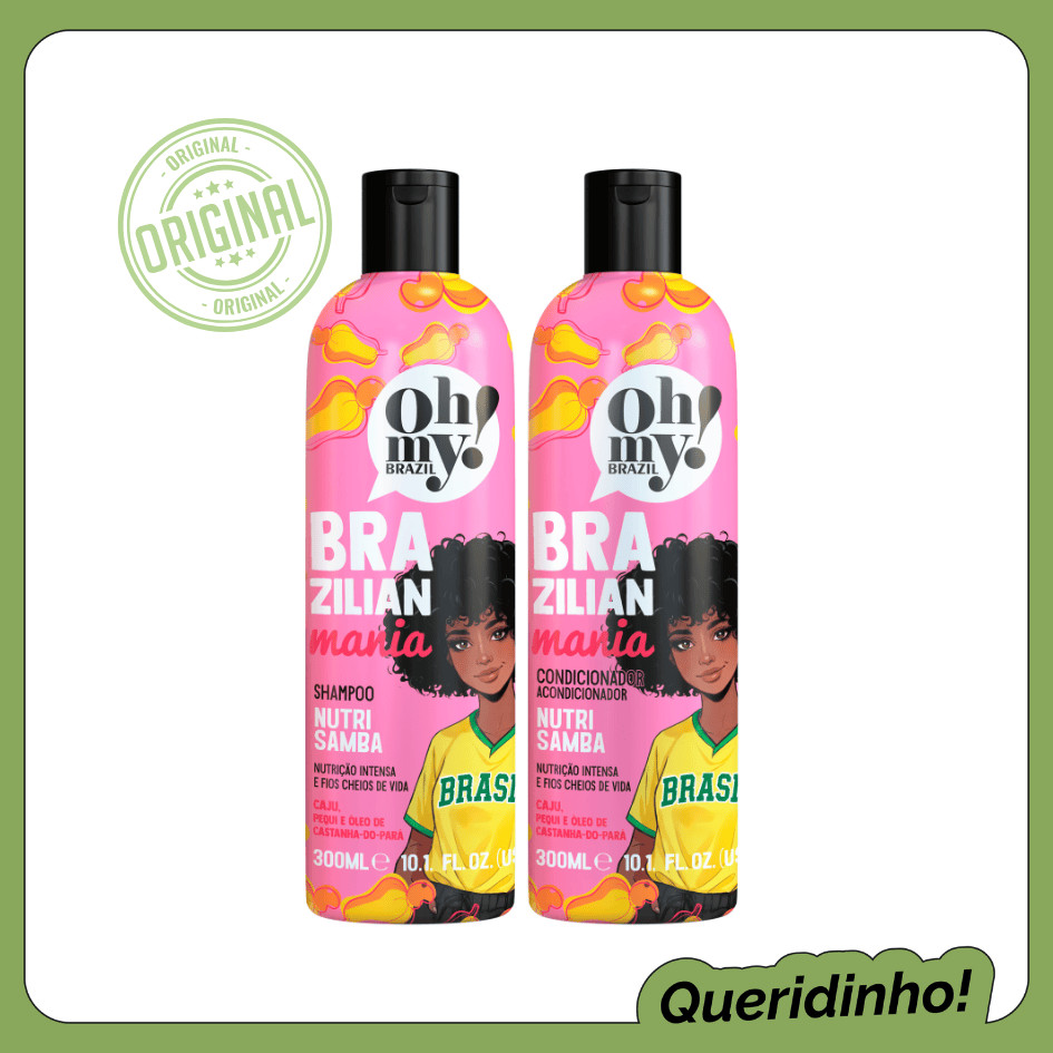 Shampoo Condicionador Nutricao Nutri Samba Oh My 300ml