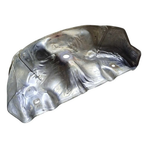 Defletor Protetor Calor Escape Citroen C4 2.0 2011 Prata