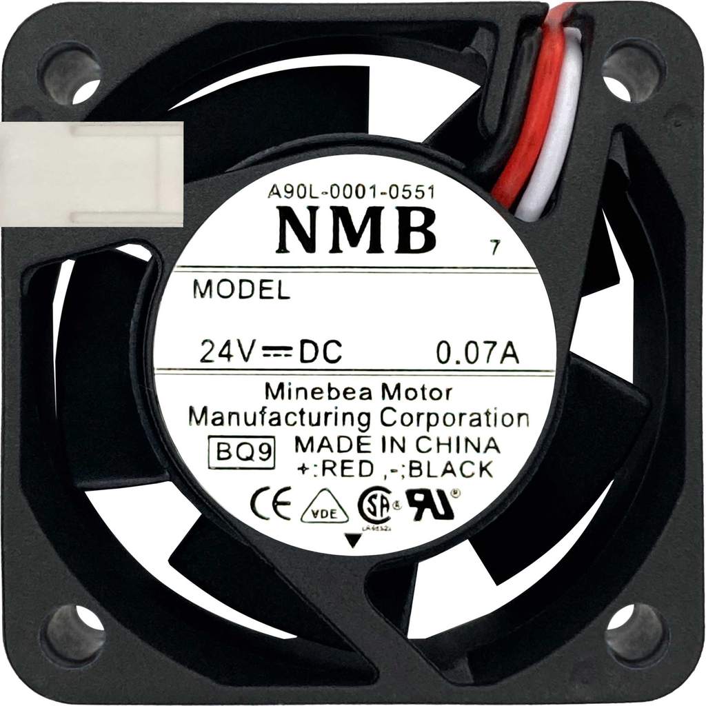 Ventilador A90L-0001-0551 24V 0.07A 1.68W 3P 40X40X20 B2