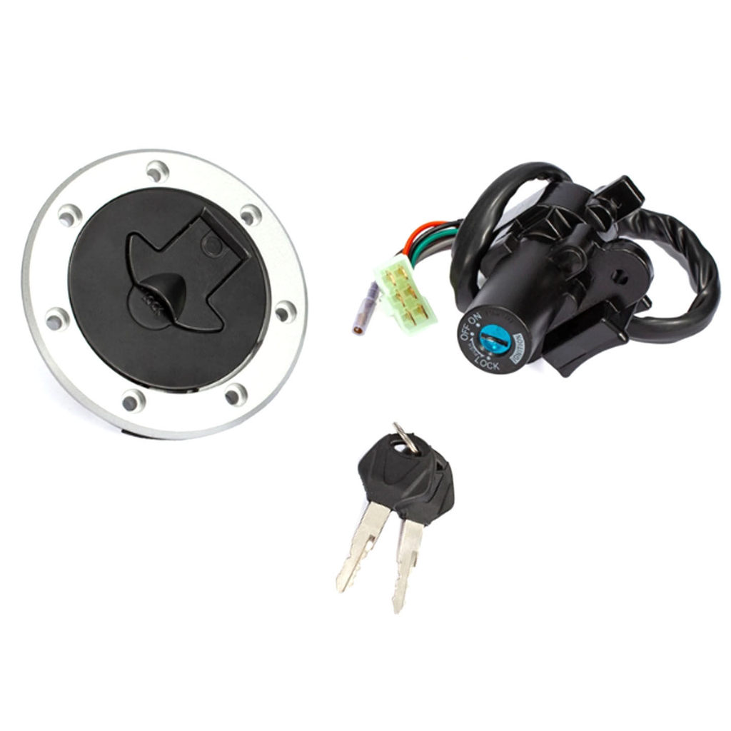 Adequado para Kawasaki ZZR400 ZXR400 ZXR750 fechadura elétrica da porta do tanque de combustível bloqueio da tampa do as