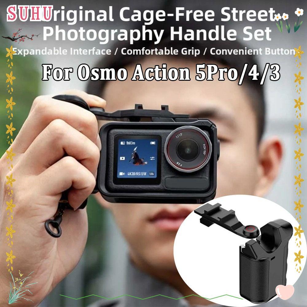 Alça Do Kit De Aderência SUHU Xplorer , Suporte Leve Para Aperto De Rua Com Botão De Obturador , DJI Osmo Action 5/4/3