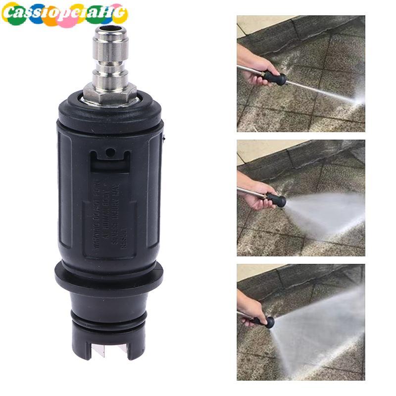 (Cassiopeiahg) Bocal De Lavadora De Alta Pressão Ajustável Em Ângulo Com Plugue Qui De 1/4 " Connect 3000 PSI Novo