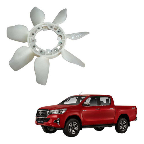Hélice Ventoinha Toyota Hilux 2016 A 2021