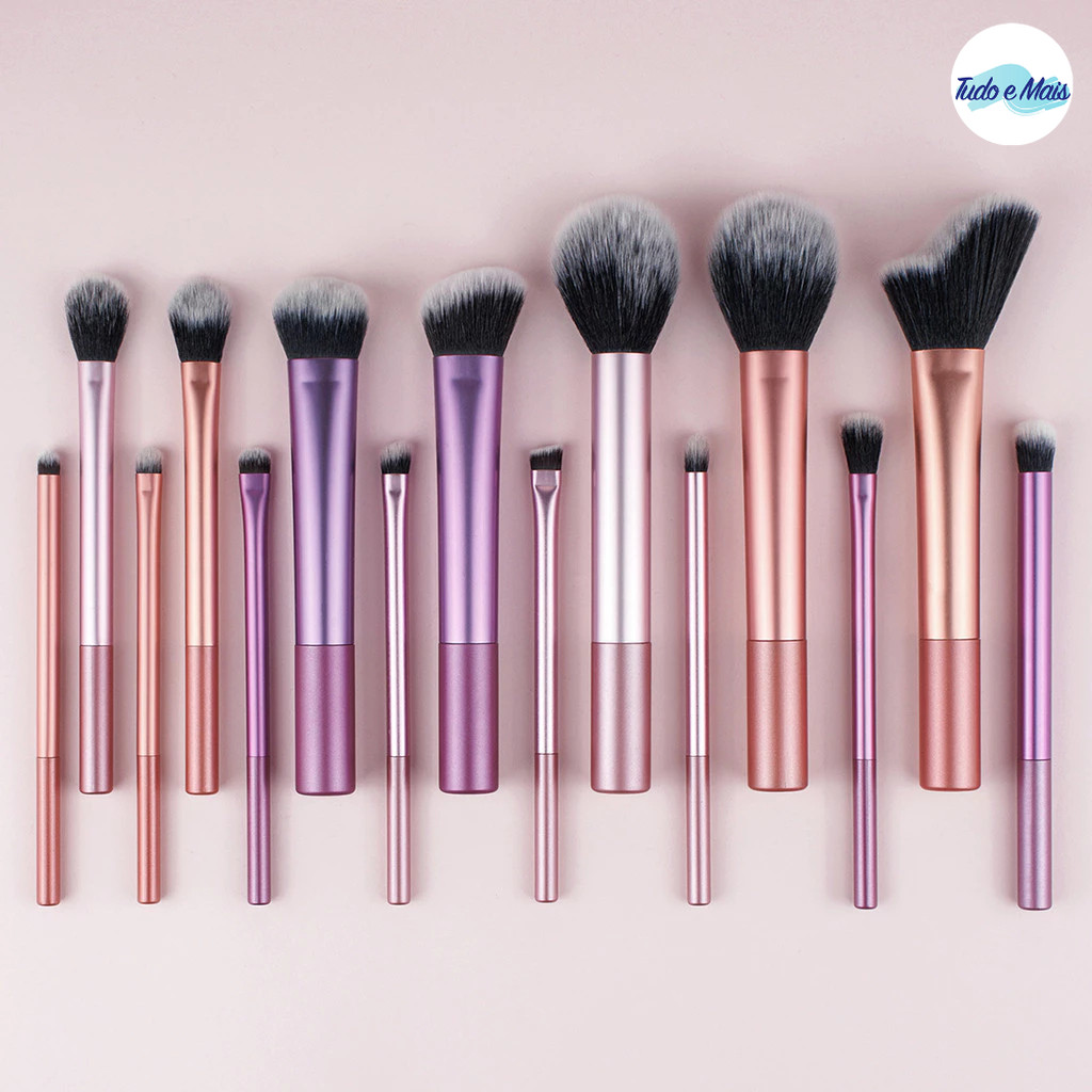 Série Especial de Pincéis de Maquiagem 8/12/15 Un: Conjunto Profissional com Pó