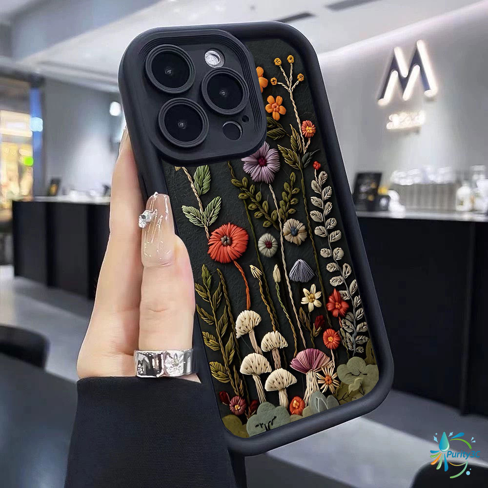 Capinha Para Samsung A17 A07 A56 A36 A55 A54 A16 A15 A14 A35 A32 Capa de celular Flores Fofas Florescendo Padrão Case