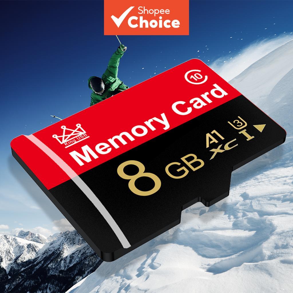 Cartão Micro TF SD 8GB de Alta Velocidade Classe 10 A1 U3 para Smartphone