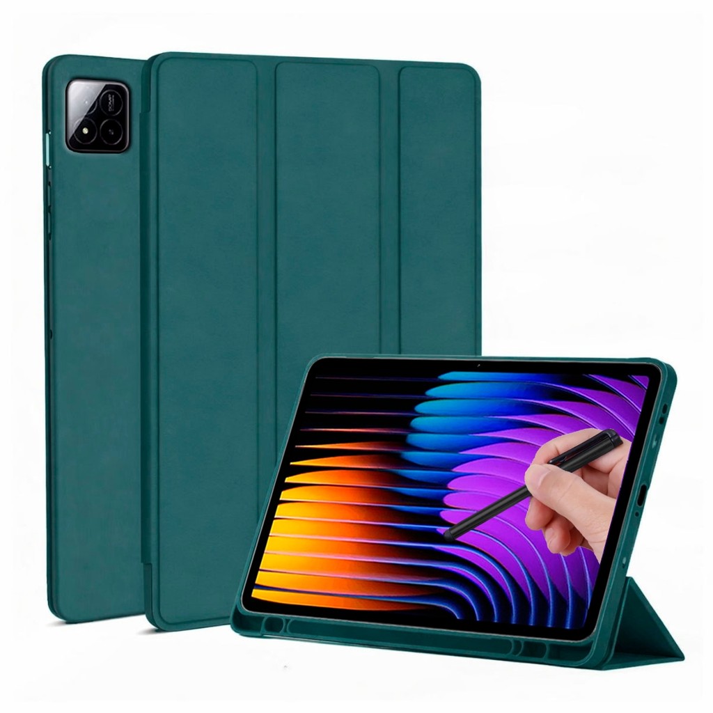 Capa Tpu Smart Case Para Xiaomi Pad 7 Pro 11.2 Polegadas + Caneta Touch