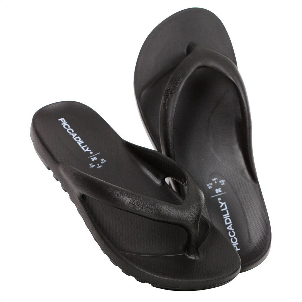 Chinelo Piccadilly EVA Marshmallow C242 Preto - Feminino