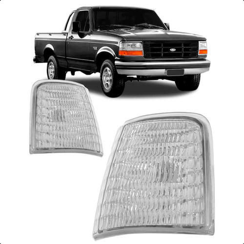 Lanterna Dianteira F1000 1997 a 1998 Superior Cristal Direito ou Esquerdo Unitário Ford Molde Original